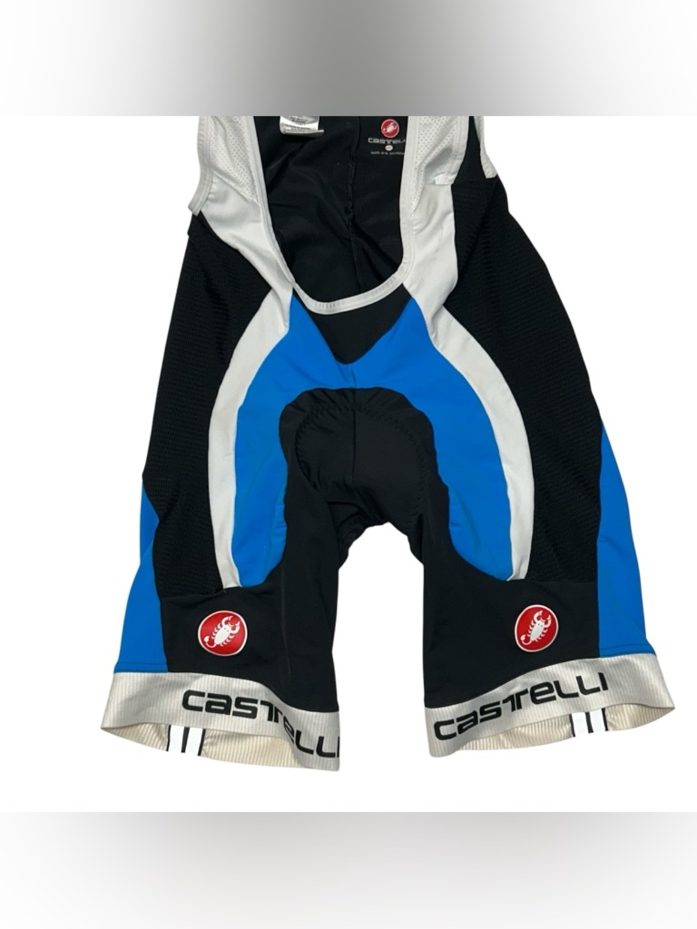 Castelli Velocissimo Mens XXL Cycling Bib Shorts Padded Stretch - Picture 2 of 8